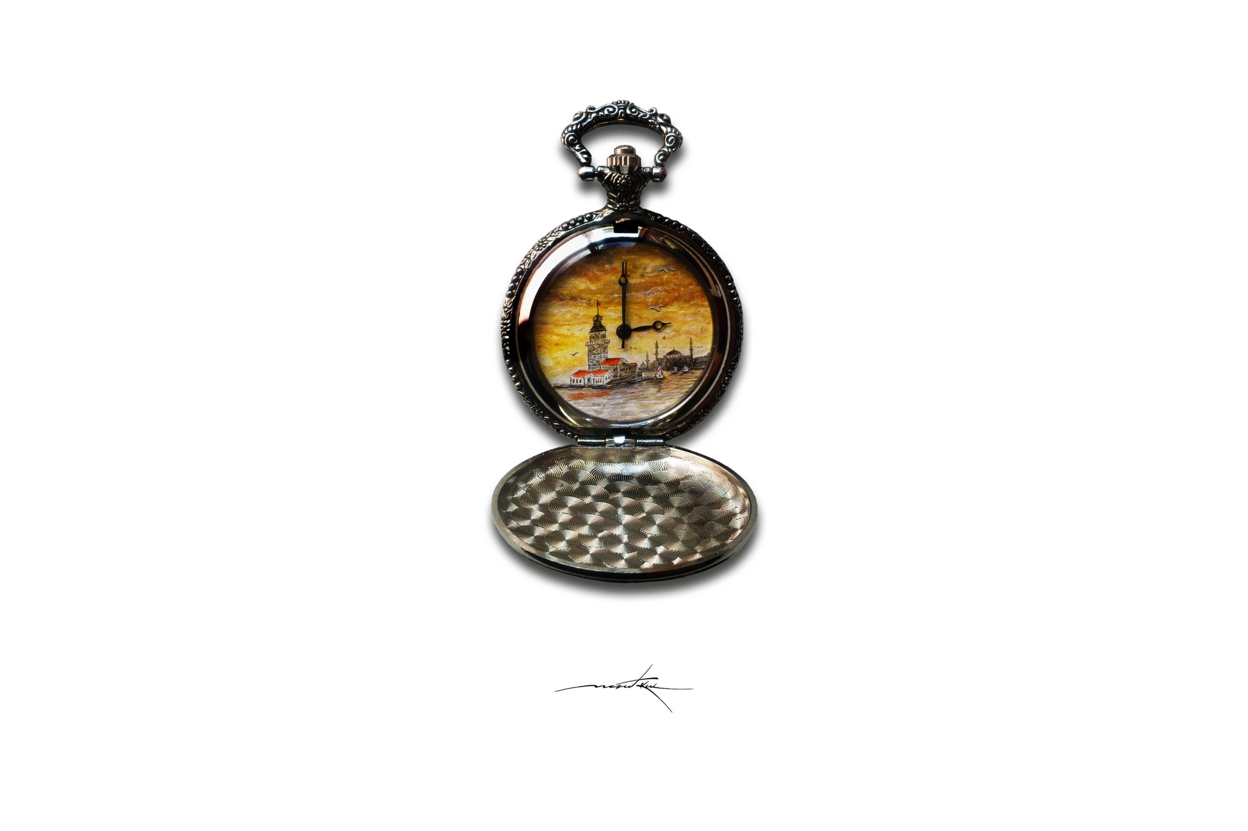 The Maiden’s Tower on the pocket watch